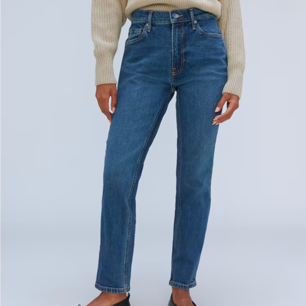 Everlane The Original Cheeky High Rise Crop Jeans